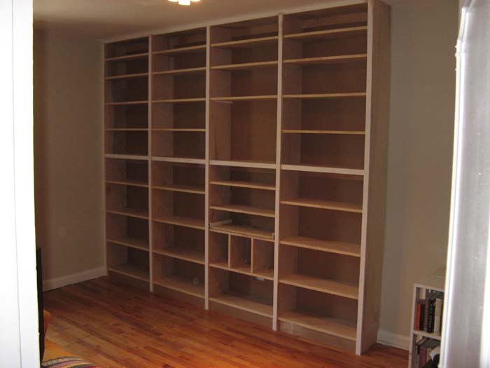 built in shelf plans