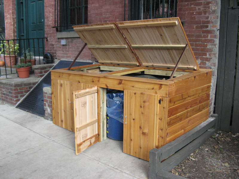 trash enclosure...Brooklyn Heights